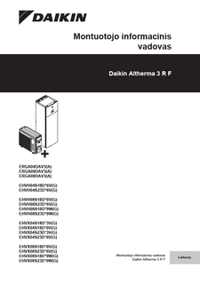 ERGA-DVA, EHVH-D9WG, EHVH-D6VG, EHVX-D9WG, EHVH-D6VG_4PLT495248-1A_2018_11_installer reference guide_Lithuanian download